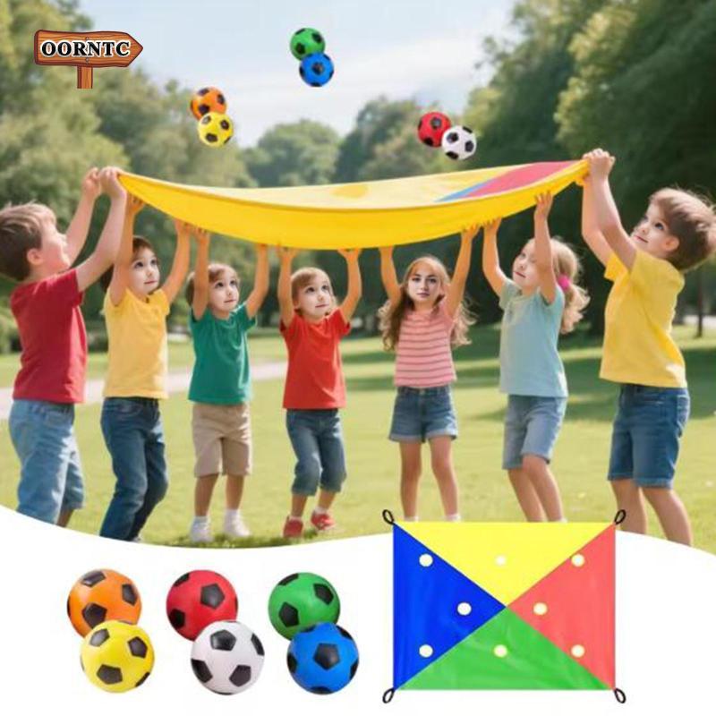 [oorntc] Hole Tarp Teamwork Group Game Interactive with Ball Team Building Game for กิจกรรม Family P
