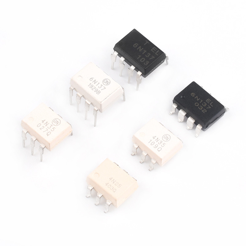 6N137/4N25/4N35 Optocoupler ความเร็วสูง Isolator Photocoupler In-Line/Patch ชิป IC