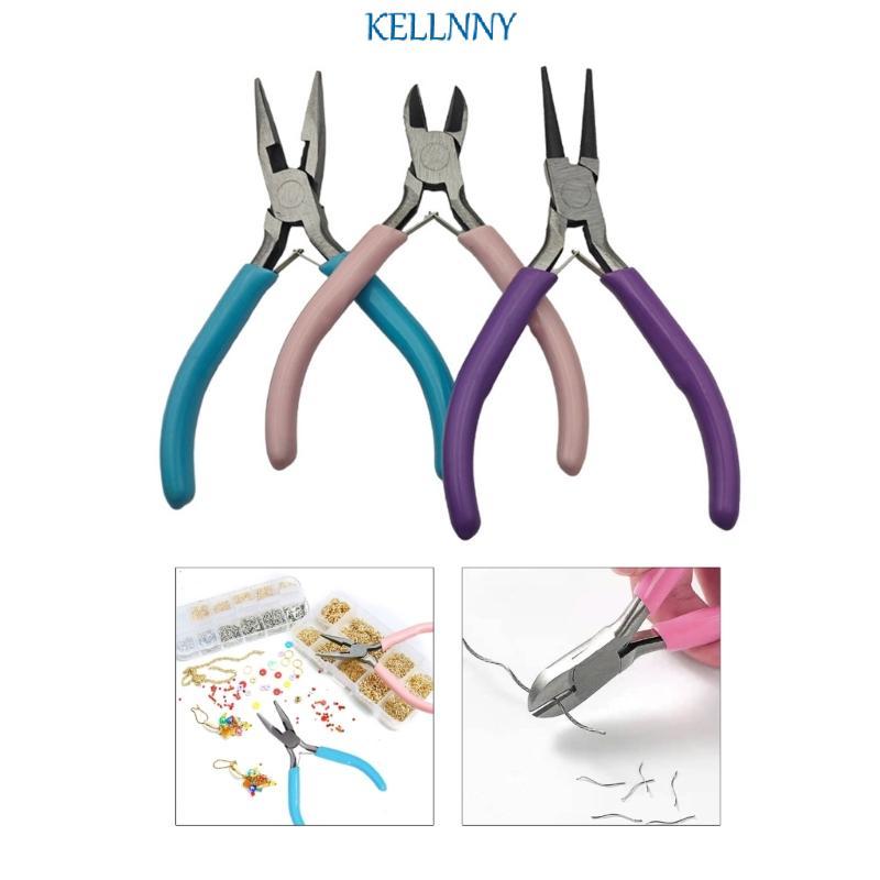 Kellnny ชุดคีมอเนกประสงค์สําหรับเครื่องประดับทําเหมาะสําหรับโครงการ DIY และซ่อม