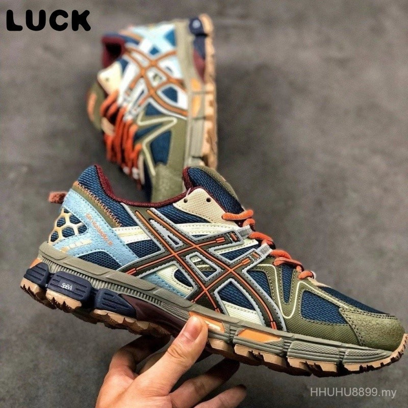 2025- H22OT5 GEL-KAHANA 8 รองเท้าวิ่ง Niche บางสไตล์สวมใส่ Shock-Absorbing อเนกประสงค์ Vintage เก่า 