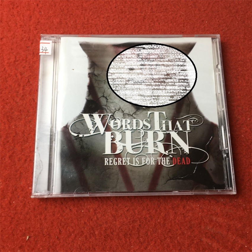 Words That Burn Regret Is For The Dead hang7