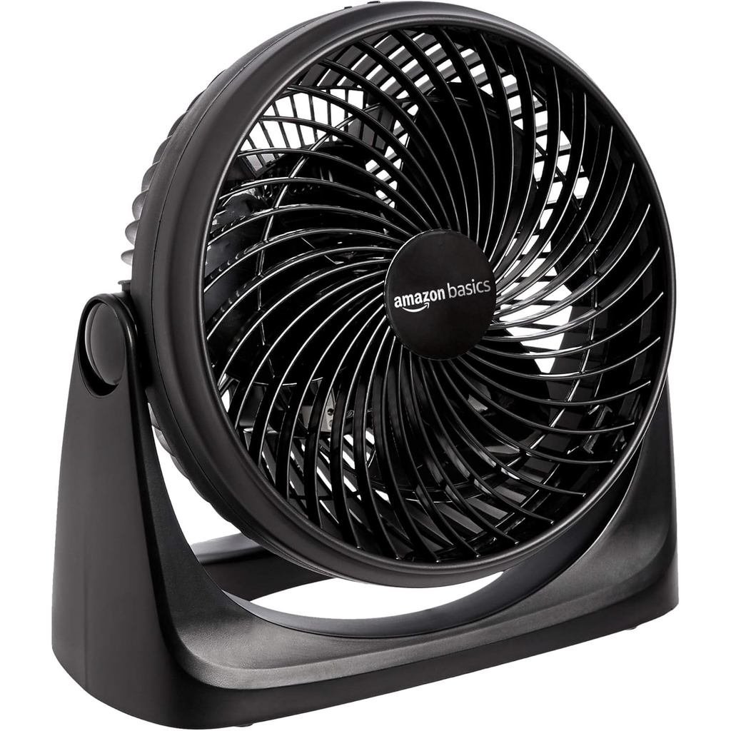 Basics Air Circulator Fan พัดลมตั้งโต๊ะสําหรับห้องนอน บ้าน และสํานักงาน พร้อมหัวเอียง 90 องศา การตั้