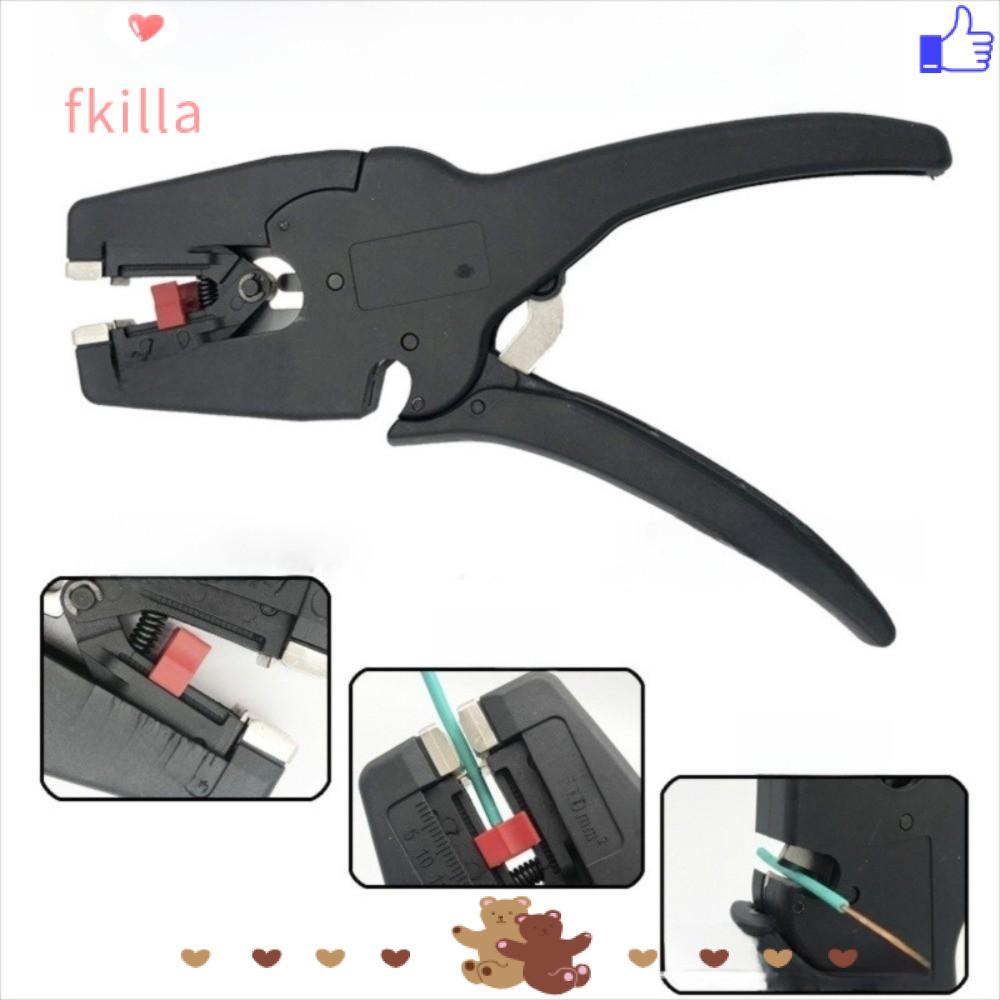 FILLA คีมตัดลวดอัตโนมัติ, คีมลวด Mini 2 in 1, คุณภาพสูง 32-7AWG คีมตัดแบบพกพาสําหรับงานหนักสําหรับปอ