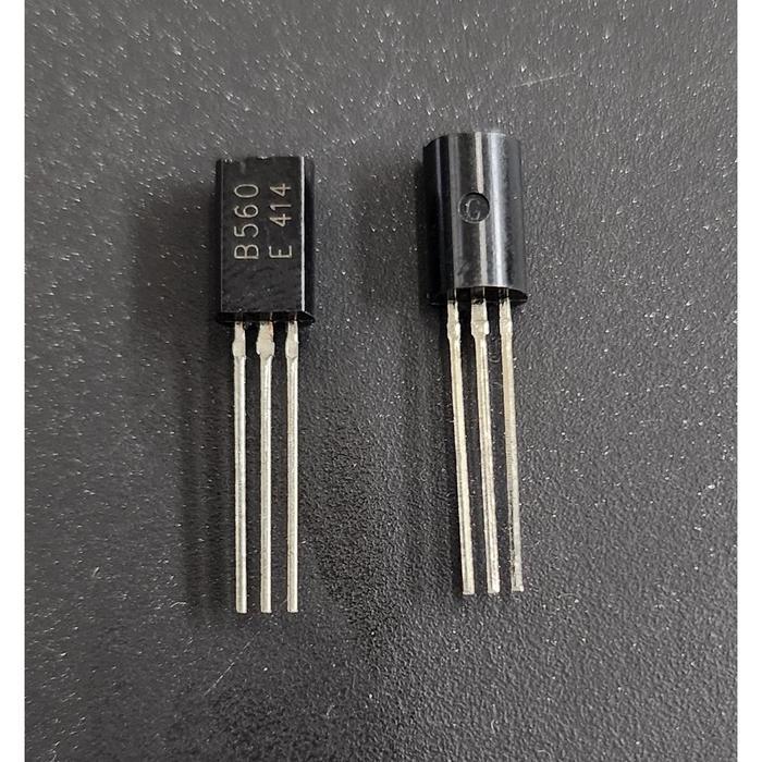 ทรานซิสเตอร์ B560 Silicon PNP -0.7A -80V 900mW AF เพาเวอร์แอมป์ใช้ ...ELECTRON ELECTRON