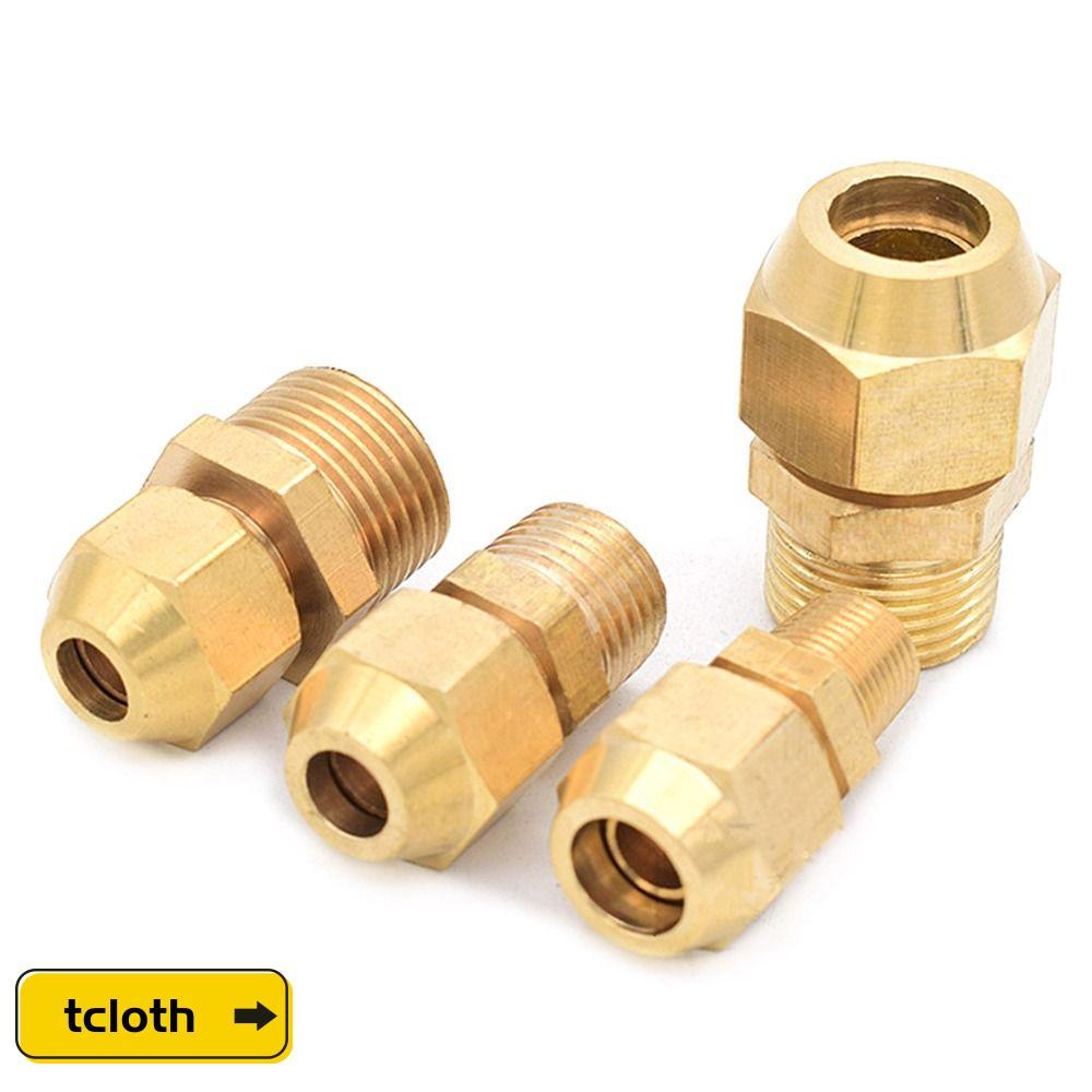 NOONOR ข้อต่อท่อ, F/M 1/8" 1/4 "3/8" 1/2 "ท่อ Barb, ทนทานชาย/หญิงด้าย OD 6-10 มม.ทองเหลืองท่อ Fittin