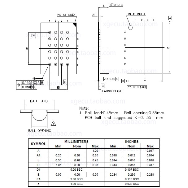 BGA24 ถึง DIP8 Universal Adapter Burner สําหรับ XGECU TL866 T48 หรือ T56
