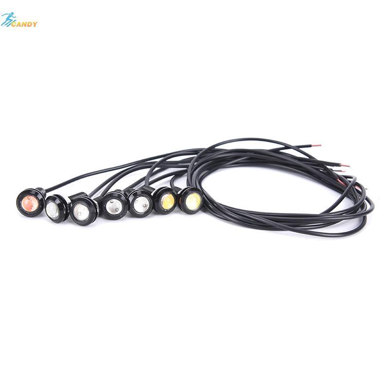NDY 9W 12V 18MM LED สีแดง Eagle Eye Light รถหมอก DRL กลางวันย้อนกลับสํารอง N