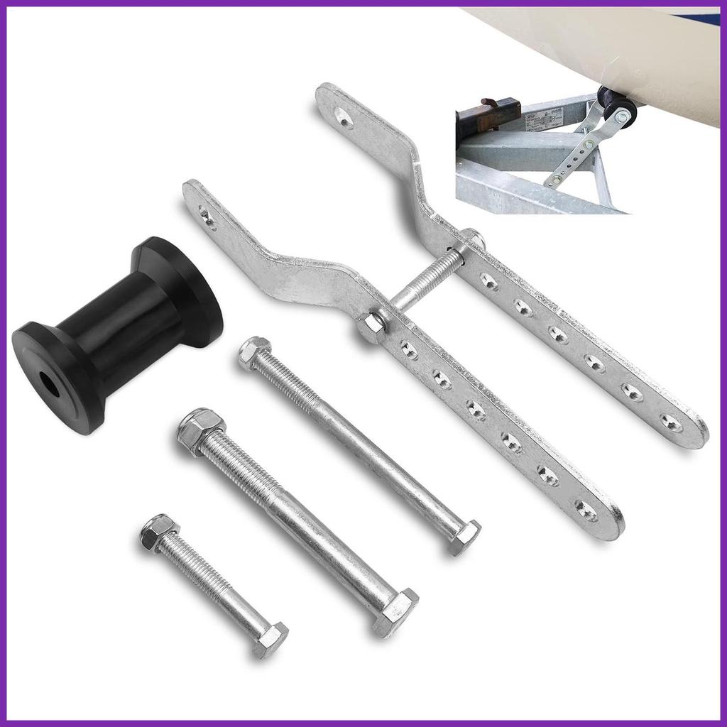 Boat Trailer Rollers พร้อมวงเล็บยาง Stop Roller 5 นิ้วยาง Mount Roller ยาง Trailer ลูกกลิ้ง shuosmy