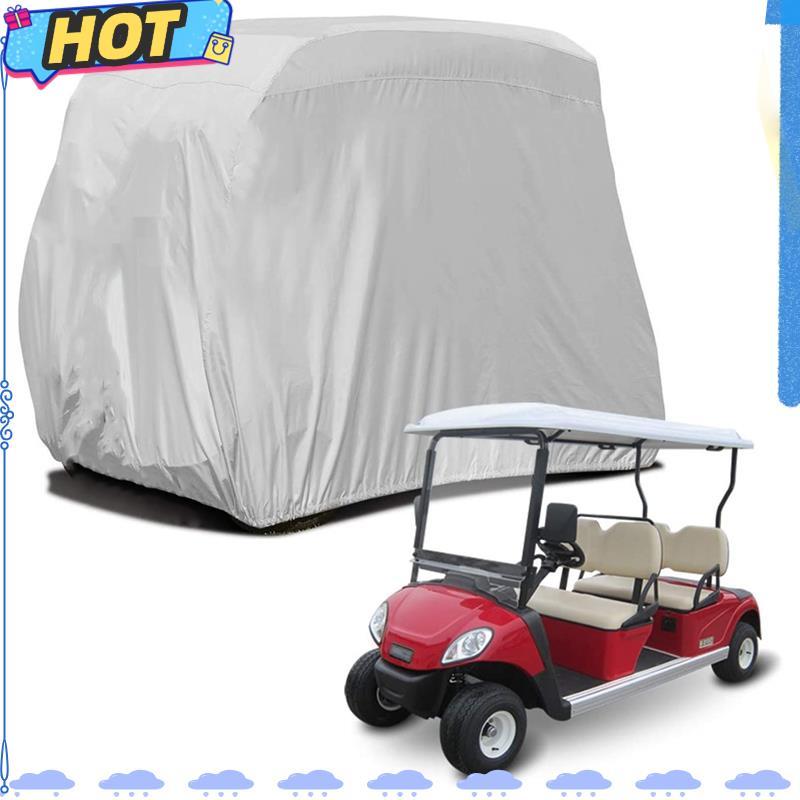 [FAST O]4 ฝาครอบรถกอล์ฟโดยสาร 210D Oxford กันน้ํากันฝุ่นหลังคา Rain Cover สําหรับ EZ GO, Club Car,