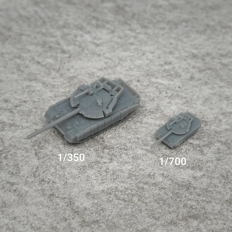 5 ชิ้น T-80bvm ถังเรซิ่นรุ่น 1/350 หรือ 1/700 ถัง Chariot Miniature รุ่น Tk628