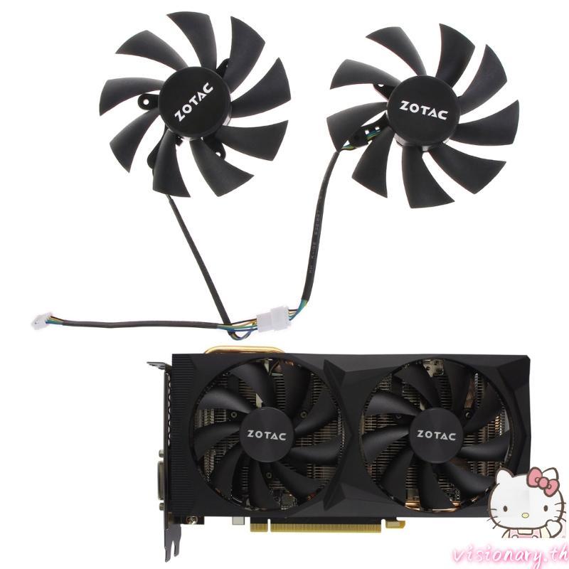 Vision VGA Fan สําหรับ Zotac RTX2060 2060 SUPER Destroyer กราฟิกการ์ดระบายความร้อน 4Pin 12V
