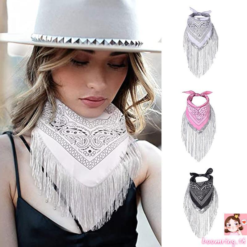 Boom Cowgirl Bandanas Sequin Cowgirl Bachelorette Bandanas Neckerchief Bandanas