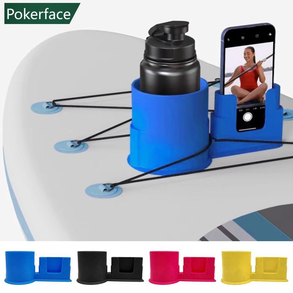 POKERFACE 1/2 ชิ้น Double Padel Board Holder ยึดแน่นสำหรับกระดานพายและเรือแคนoe