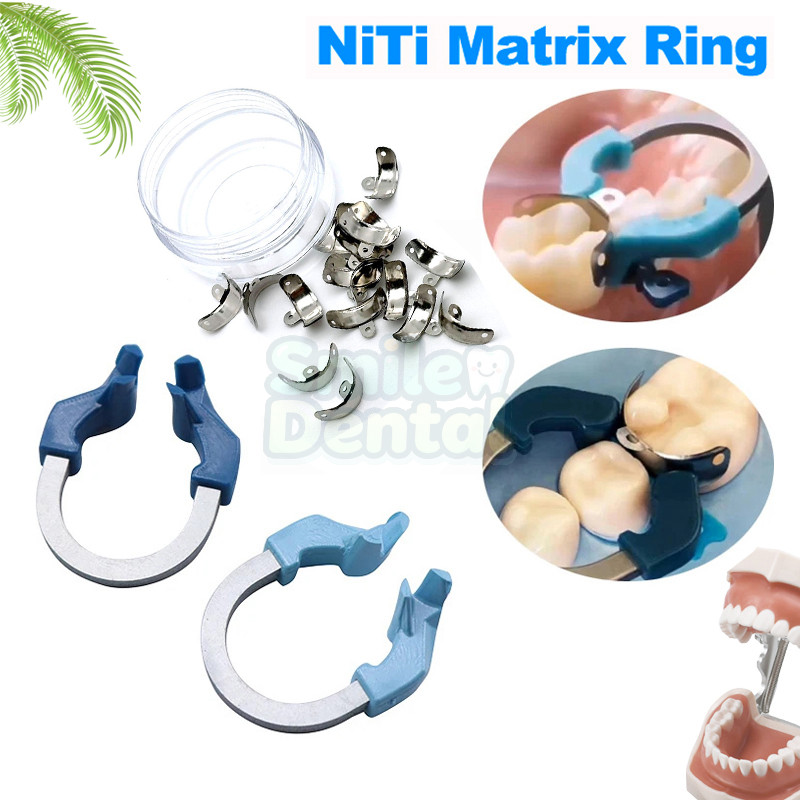 Dental Matrix Bands NITI Metal Matrices Clamp Ring Sectional Contoured Matrix System Clamping Autocl