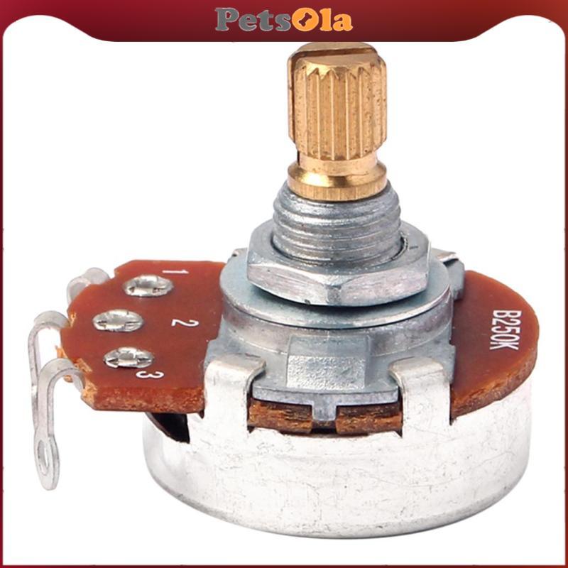 [PETSOLA] 5 ชิ้น Mini Pot B250K เพลาแยกสั้น 15 มม. Potentiometer สําหรับ