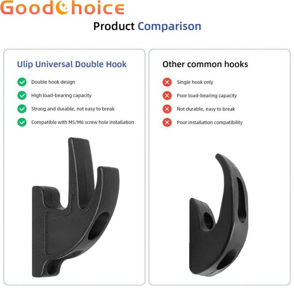 ตะขอคู่โลหะสำหรับสกูตเตอร์ไฟฟ้า Xiaomi และ Ninebot แบบทนทาน