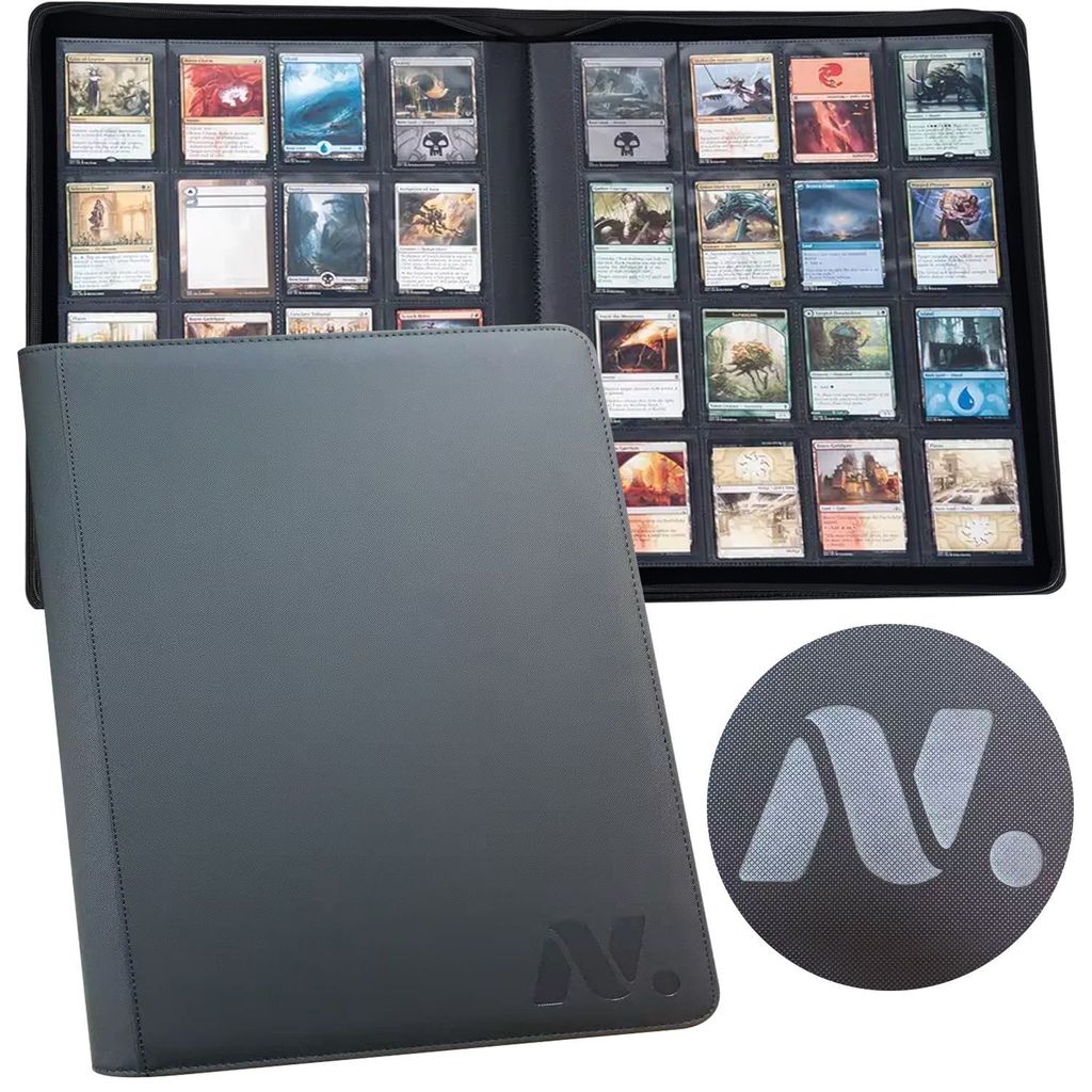 Pokémon Super Large Capacity 16 Grid Zipper Card Book Yu-Gi-Oh Collection Ultraman Card Storage