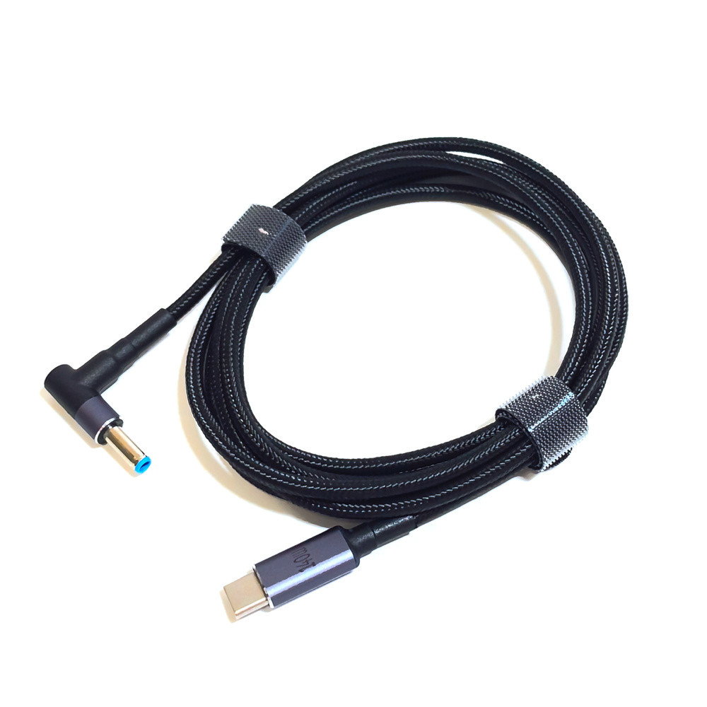 1.8m 140W Type-C ถึง 4.5*3.0 สายชาร์จแล็ปท็อปสําหรับ HP Omen Pavilion Gaming 15 17 ZBook Studio G4 G