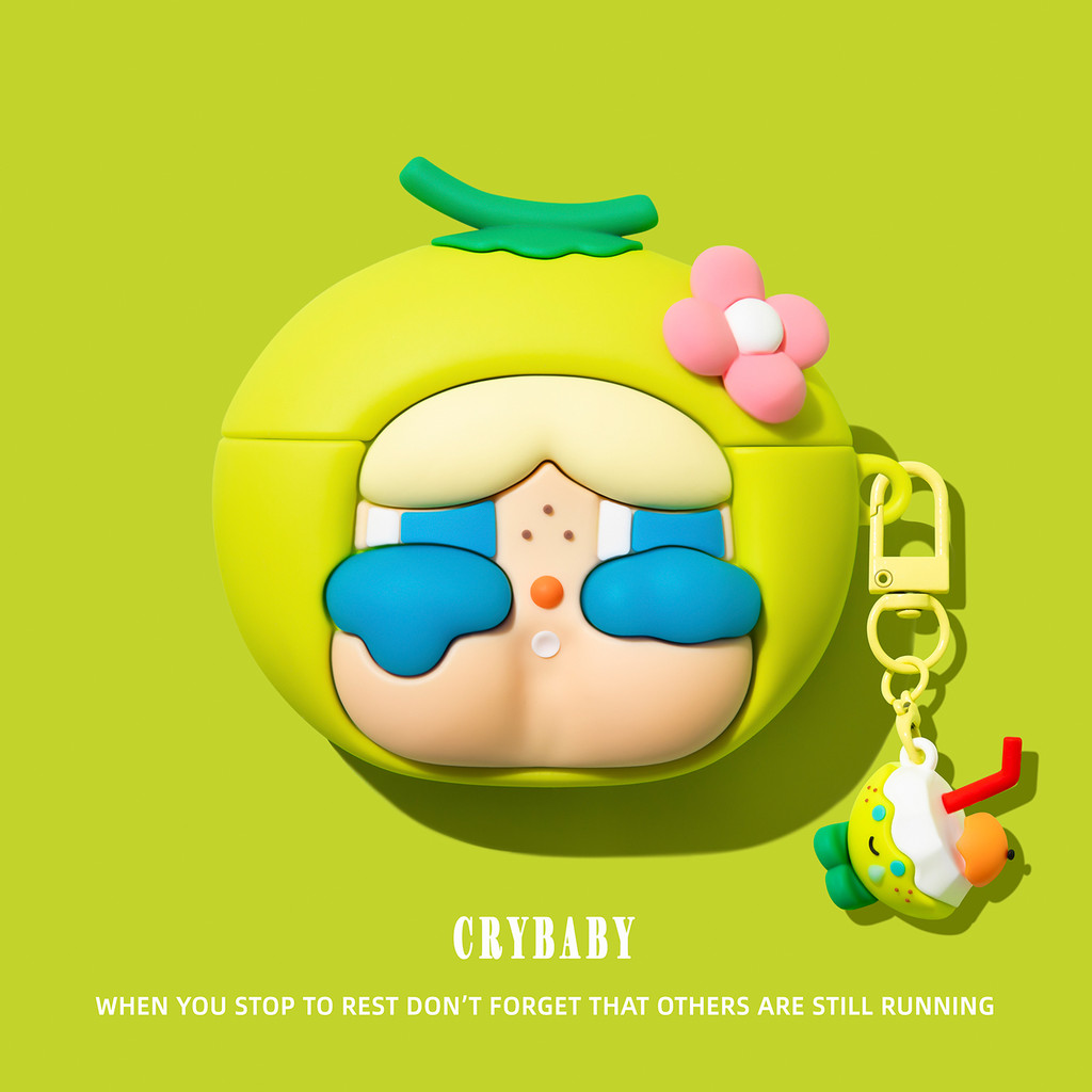 สําหรับ airpodspro3 เคสป้องกันหูฟัง airpods4 เคสป้องกัน pro2 เคสหูฟังบลูทูธร้องไห้เด็ก aipods ซิลิโค