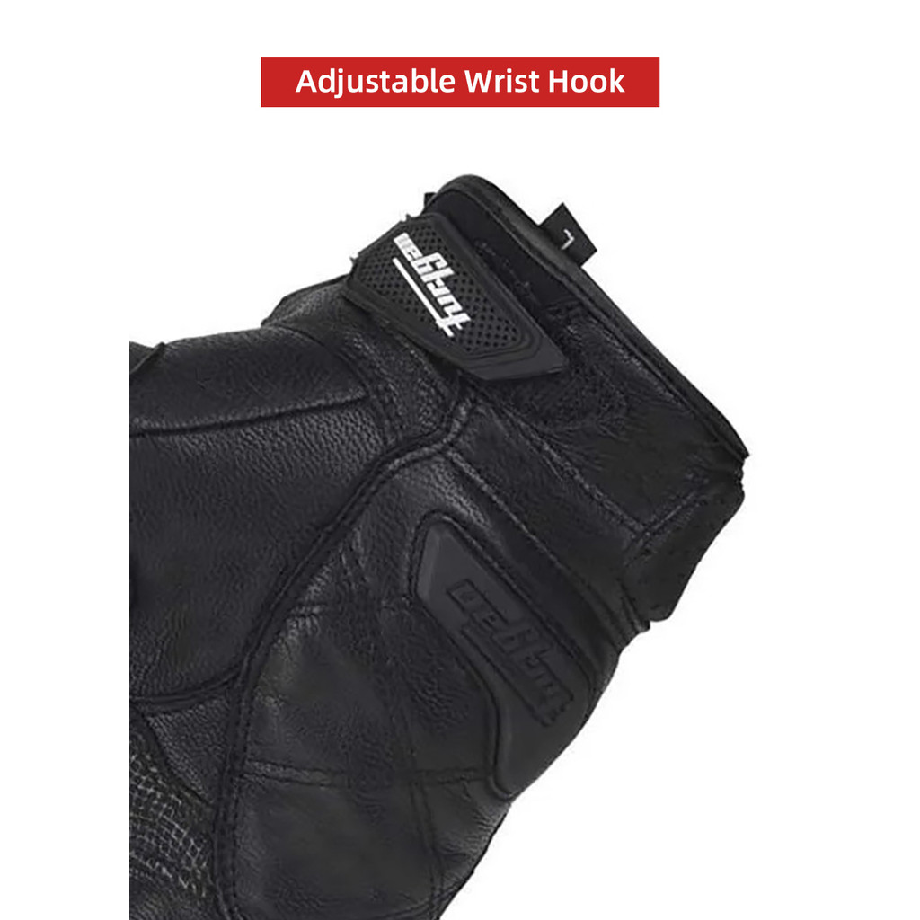 ถุงมือหนังแท้คุณภาพสูงผู้ชาย Luva ขี่ Moto ถุงมือรถจักรยานยนต์ Guantes ป้องกัน Racing MOTO อุปกรณ์ป้องกัน ราคา ถูกที่สุด ดีลบีเคเค แกลเลอรีภาพที่ 6