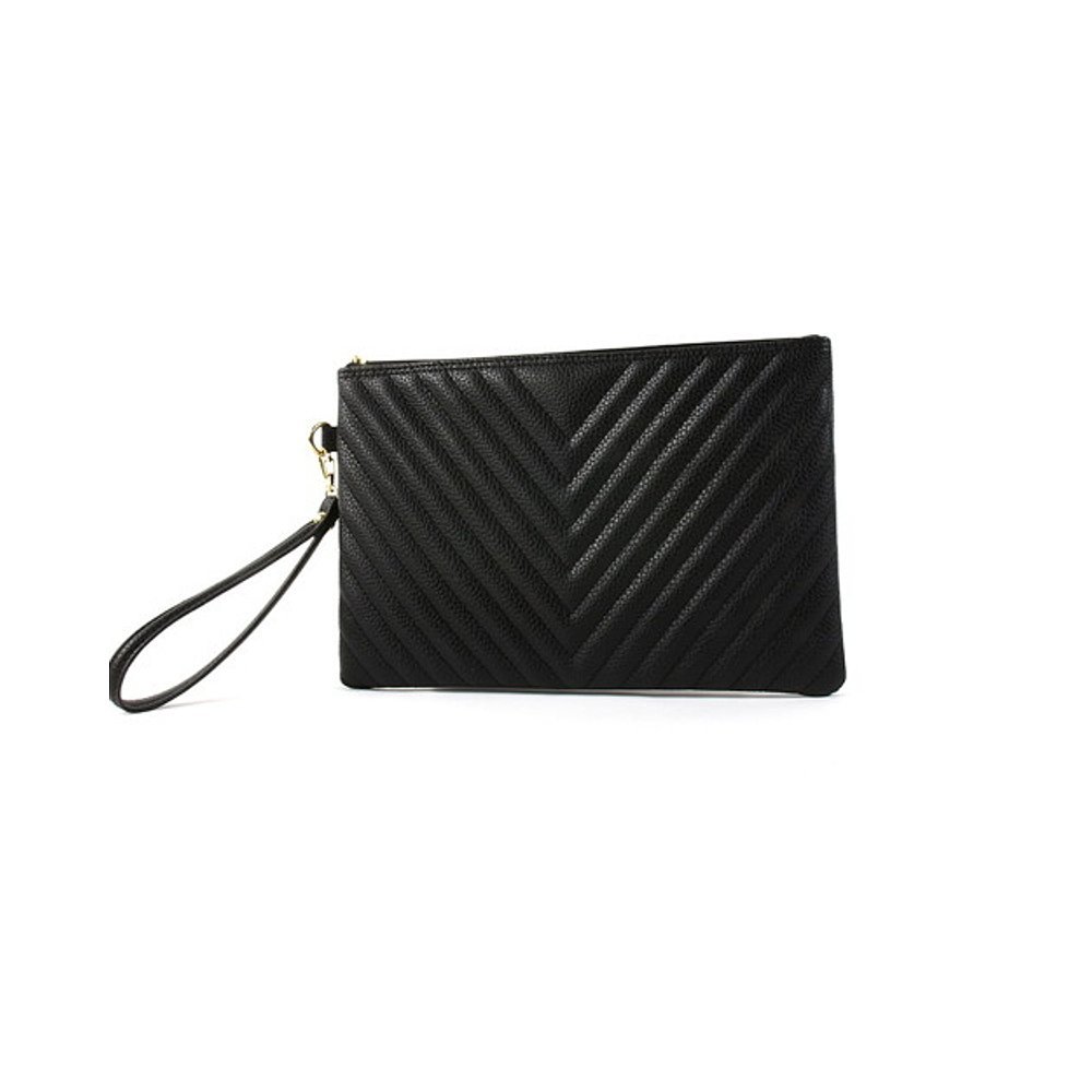 Korea Direct Mail [cozy] Ladies Spring Summer V-Line Quilted Classic Clutch
