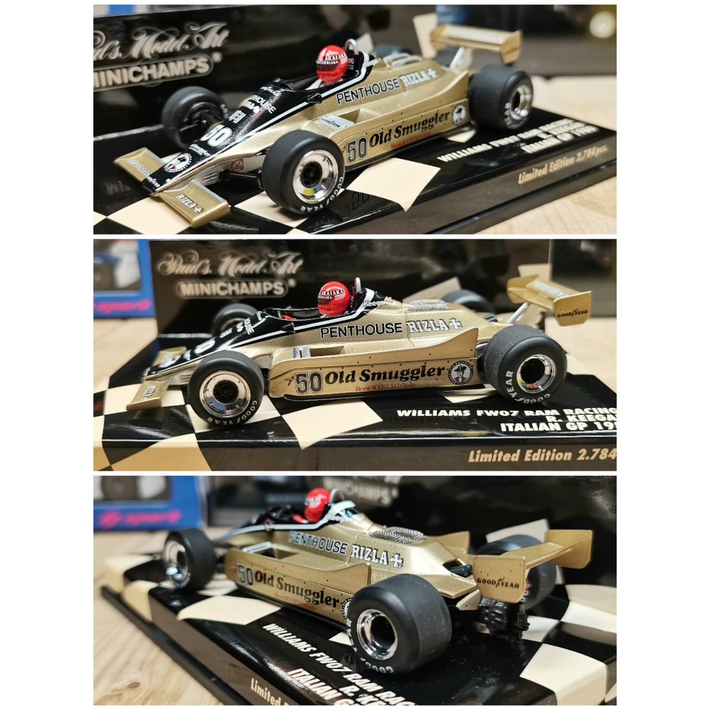 ซื้อหนึ่งแถมหนึ่ง 1 ฟรี/43 Mini Cut Williams fw07 RAM RACING Fleet Keegan 1980 อิตาลีรางวัล & BAR Ho