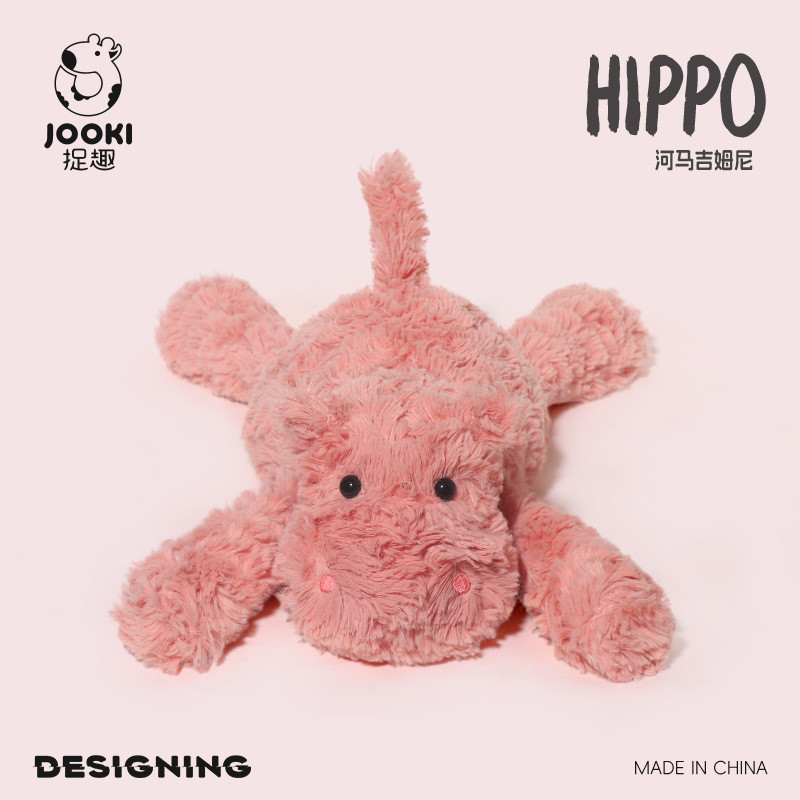 Hippo Plush Toy ตุ๊กตาน่ารัก Super Soft Little Hippo Doll Hug Sleeping Doll Ragdoll ของขวัญวันเกิด