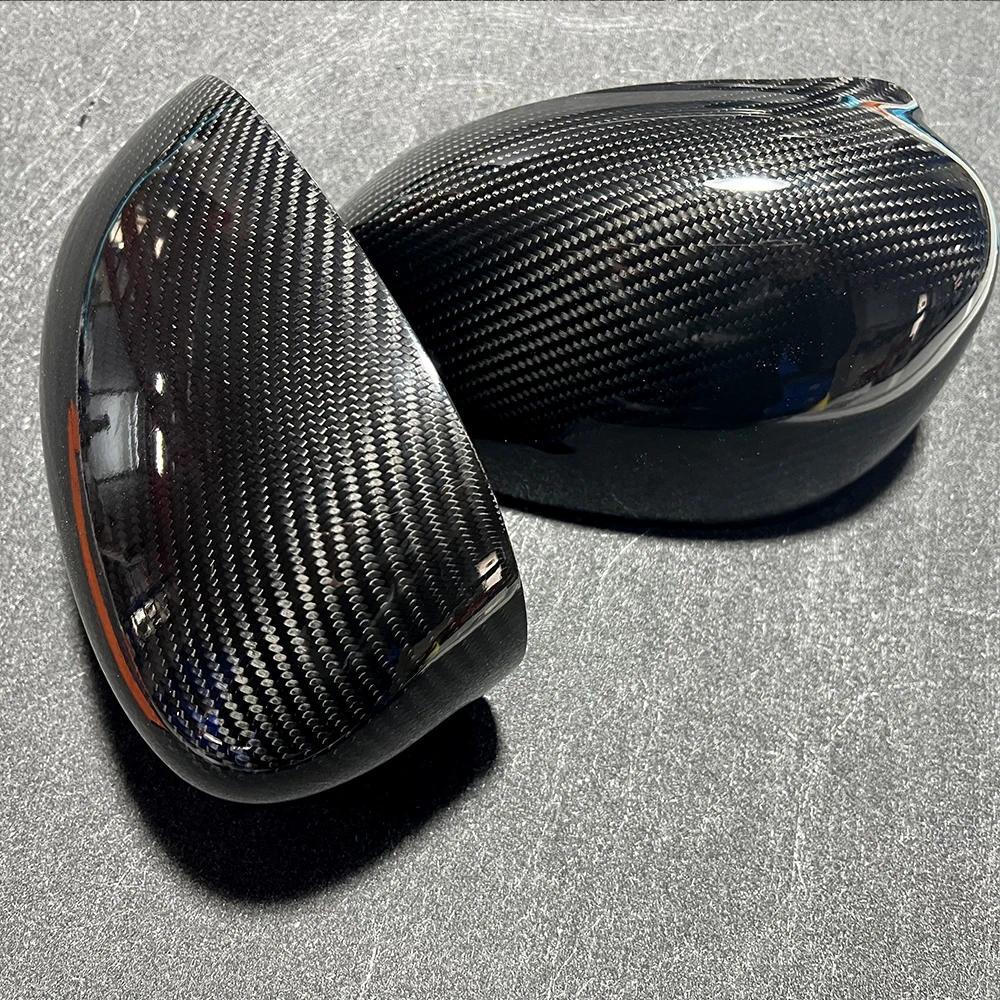 ยี่ห้อใหม่วัสดุแห้งคาร์บอนไฟเบอร์ด้านข้างกระจกสําหรับ Abarth Fiat 500 F595 F695