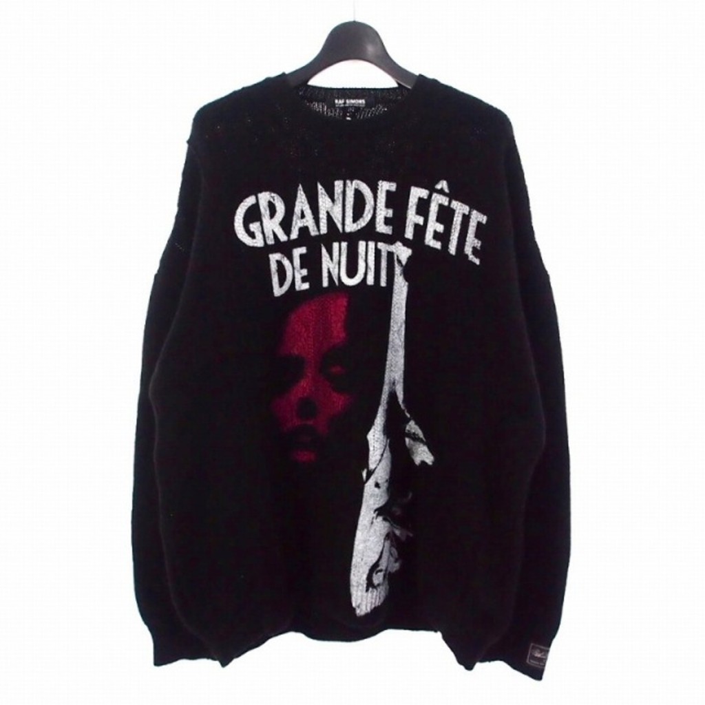 Raf Simons Sweater black Direct from Japan Secondhand