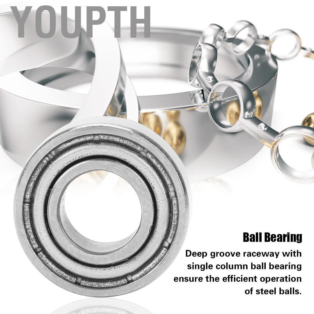 Youpth Youpth 686ZZ ความเร็วสูงร่องลึกเดี่ยวแบริ่งบอลคอลัมน์ 6x13 5 มม.สำหรับอุตสาหกรรมเบา 10 ชิ้น
