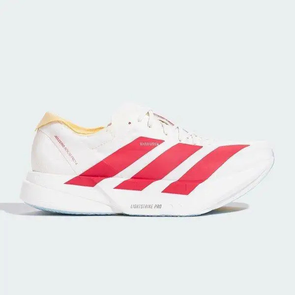 Adidas ADIZERO Pro 4 รองเท้าวิ่งสำหรับผู้ใหญ่ ทำจากผ้าตาข่าย ออกแบบเพื่อดูดซับแรงกระแทก JR4542