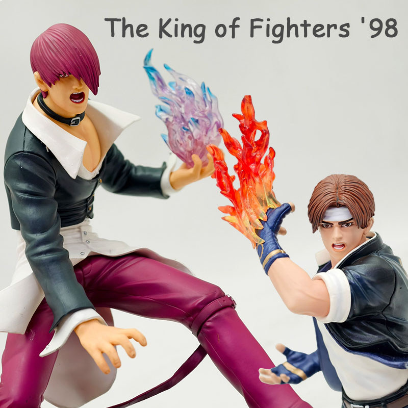 โมเดล King of Fighters 98 Yagami Iori Kyo Kusanagi Modle เครื่องประดับเด็กของขวัญคอลเลกชัน