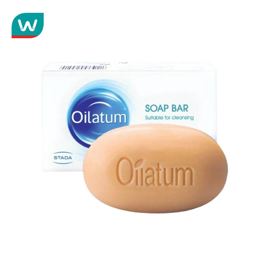 Oilatum ออยลาตุ้ม โซพ บาร์ 100 กรัม สบู่ก้อน สูตรอ่อนโยน สำหรับผิวแพ้ง่าย