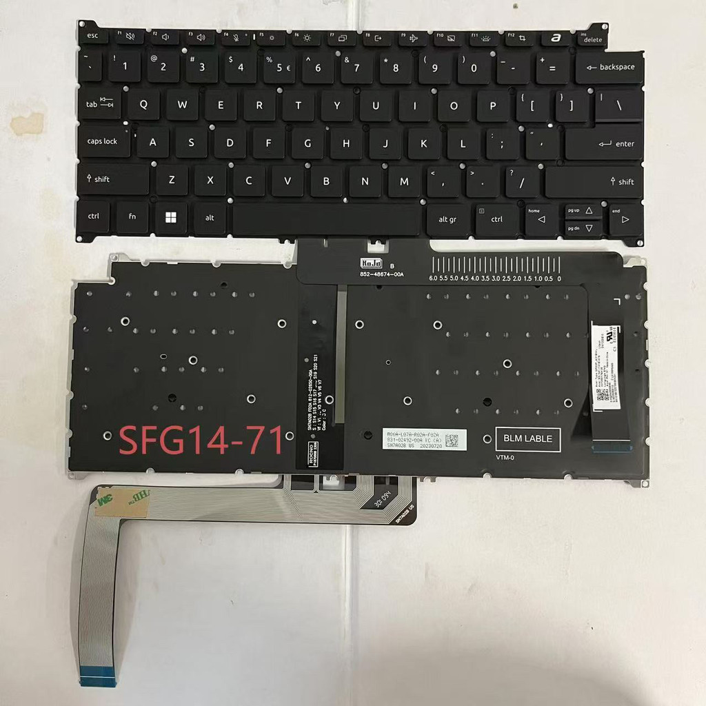 คีย์บอร์ดทดแทน Acer Swift GO 14 N23C6 SFG14-71/01-R9JW N21H1 SF314-44R
