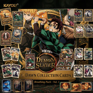 KAYOU Demon Slayer: Kimetsu no Yaiba Cards – Dawn Collection Breathing Pack Volume 1, Officially Licensed & Factory-Seal