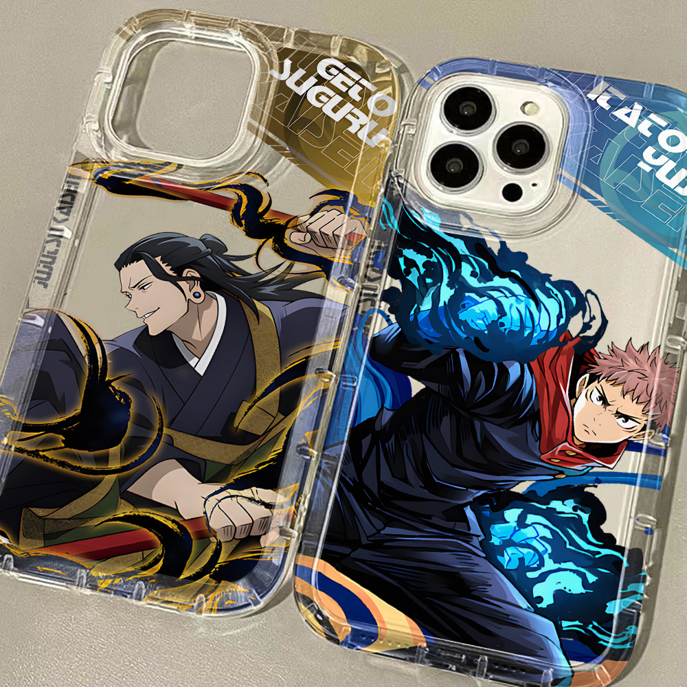 Jujutsu Kaisen Eto Suguru Itadori Yuji Casing สําหรับ Apple iPhone 17 Air 16 15 14 13 12 Mini 11 Pro Max X XR XSMAX 8 7 Plus ถุงลมนิรภัย Anti-drop Soft Clear Cover