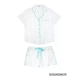 เซ็ตชุดนอน เสื้อแขนสั้น กางเกงขาสั้น รหัส SVG26006