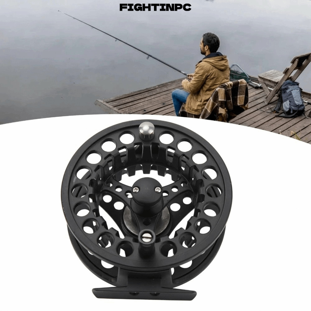 FIGHTINPC Fly Fishing Reel, 9/10 WT สังกะสี-อลูมิเนียมหล่อ Fly Reel, แบบพกพา 3 แบริ่งซ้ายขวา Hand Re
