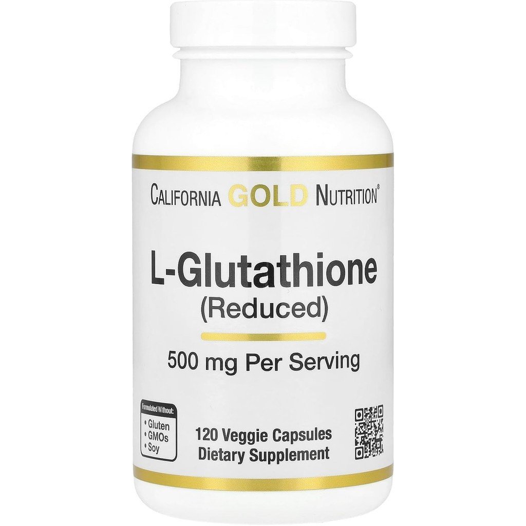 California Gold Nutrition L-Glutathione(ชนิดลด),500 mg,120 แคปซูลมังสวิรัติ A7KQ