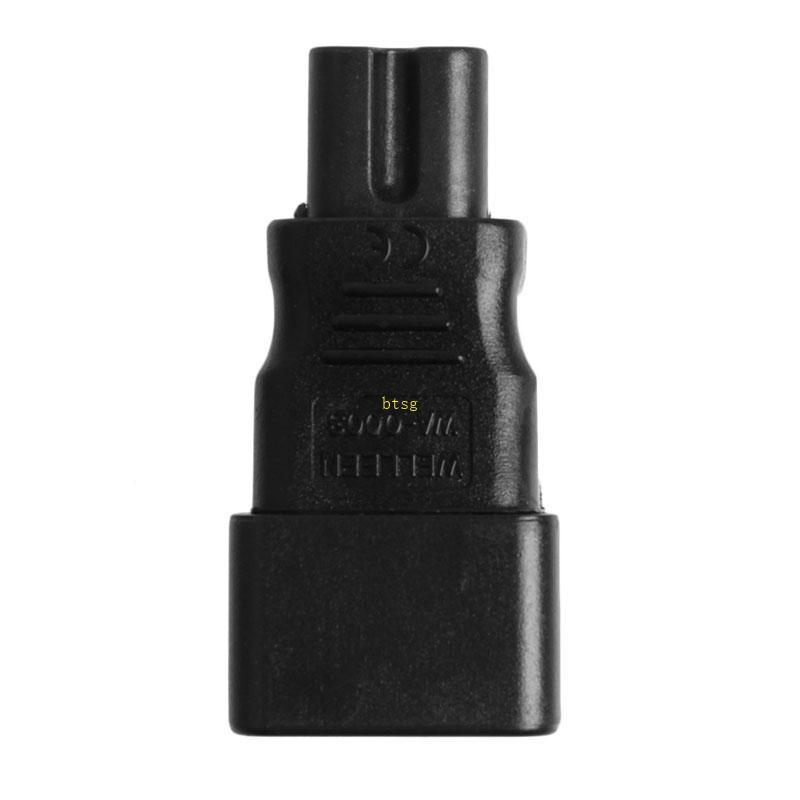 Btsg IEC320 C14 ถึง C7 PDU UPS Plug Female Power Adapter Plug Converter Changer