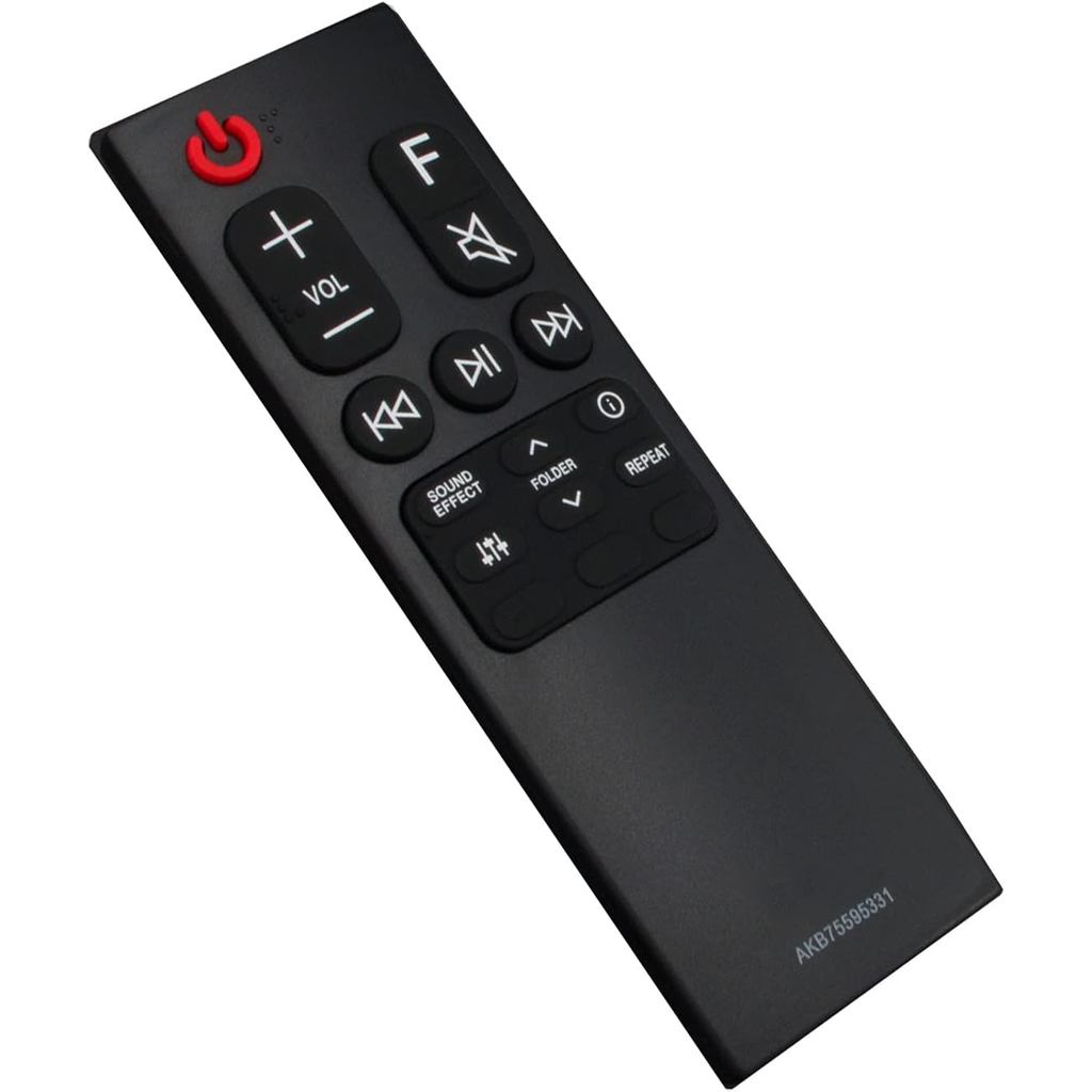 ลูกชาย75595331 เปลี่ยนรีโมทคอนโทรลเหมาะสําหรับ LG Soundbar Sound Bar ลําโพงระบบ DSNH5 S65S3-S S67T2-