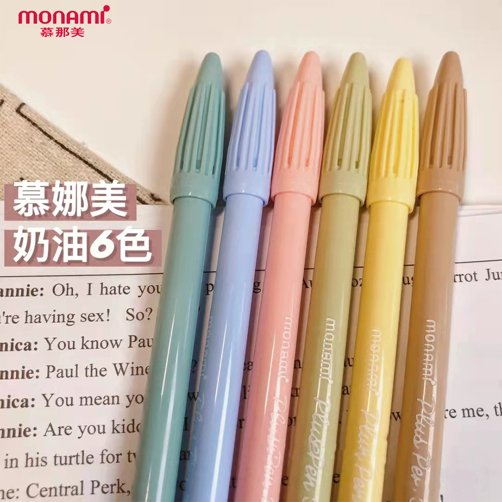 Monami 3,000 ครีมปากกาสีน้ําปากกาคู่มือปากกาmonamiปากกาน้ําตามชุดHook Lineสี