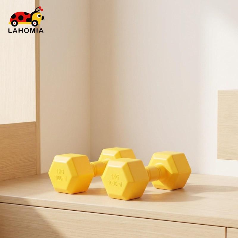 [Lahomia] 2x Kids Dumbbells Set Barbell Non Slip Fitness อุปกรณ์ออกกําลังกายออกกําลังกายดัมเบลสําหรั
