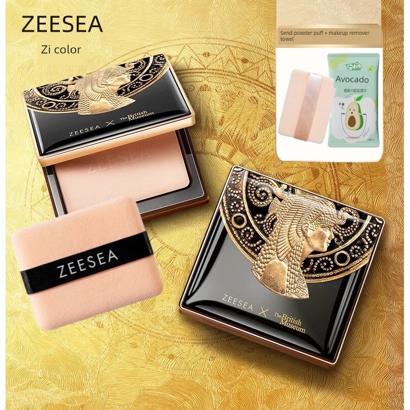 มาสคาร่า มาสคาร่าใส ZEESEA Makeup Setting Egypt Waterproof Dry Skin Color Pressed Powder