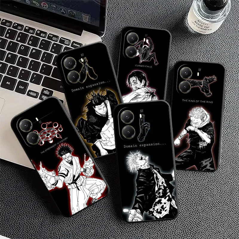 JUJUSU อะนิเมะตัวอักษร Art Soft เคสโทรศัพท์สําหรับ Xiaomi Poco X5 X6 X7 X8 Pro Max X3 F7 F8 Ultra M8