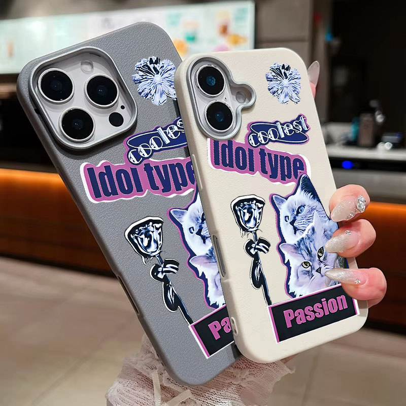 Cool Cat silver rose เคสโทรศัพท์สําหรับ Realme 16 Pro Plus 15X C83 C85 Pro หมายเหตุ 80 70T 10 C20 6 