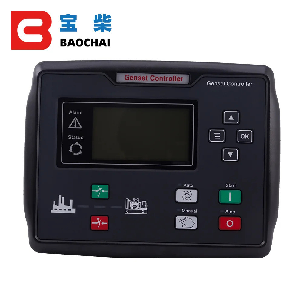 100% ใหม่ ยี่ห้อใหม่ 6110N 6120N ATS ควบคุม Auto Manual Start Remote อิเล็กทรอนิกส์ LCD Board ดีเซลเ