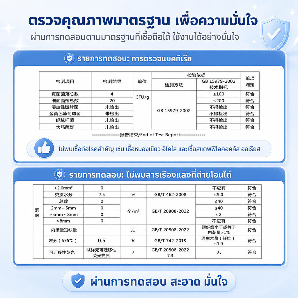 1 ลัง6 ห่อ Manhua GB/T 20808 ทิชชู่แบบดึงแขวนได้ ดีลักซ์ รูปที่ 4