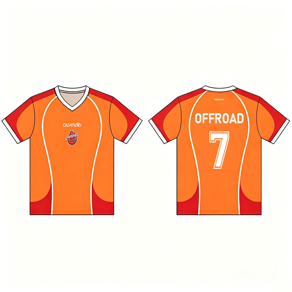 DEXX IN OLYMPOP 2026 เสื้อยืดสไตล์ Martini, กีฬาระบายอากาศสบายสีส้ม Unisex Top XS-5XL