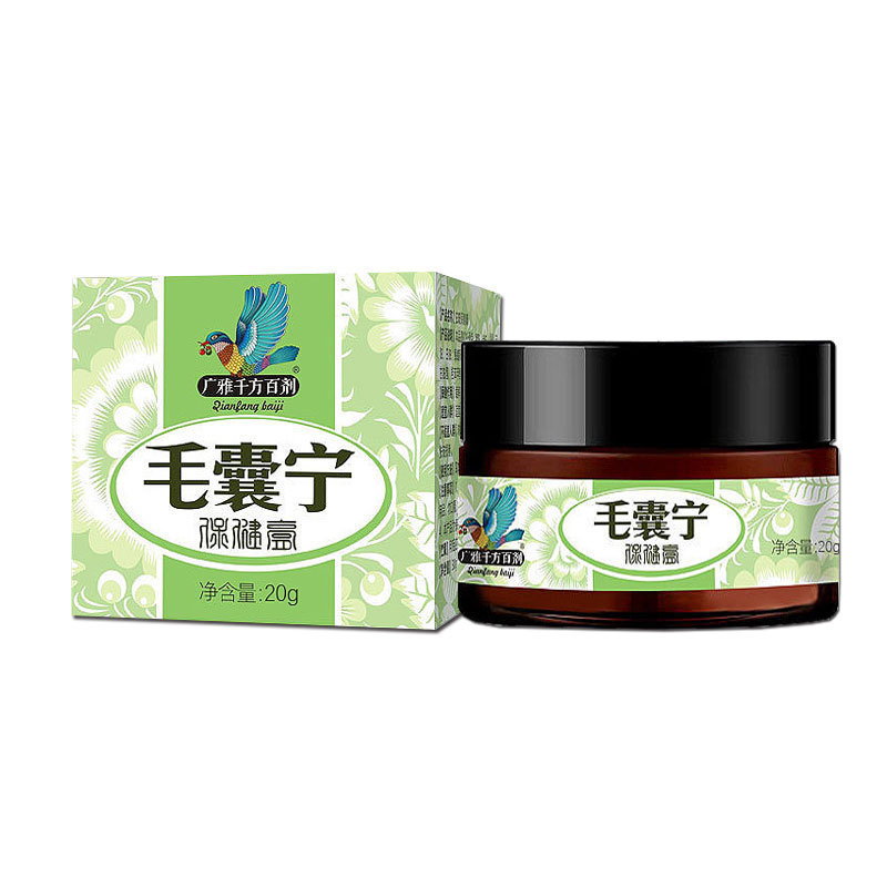 Guangya Hair Follicle Ning Hair Follicle Net Herbal Hair Follicle Yan ครีมต้านเชื้อแบคทีเรีย 26.7.7